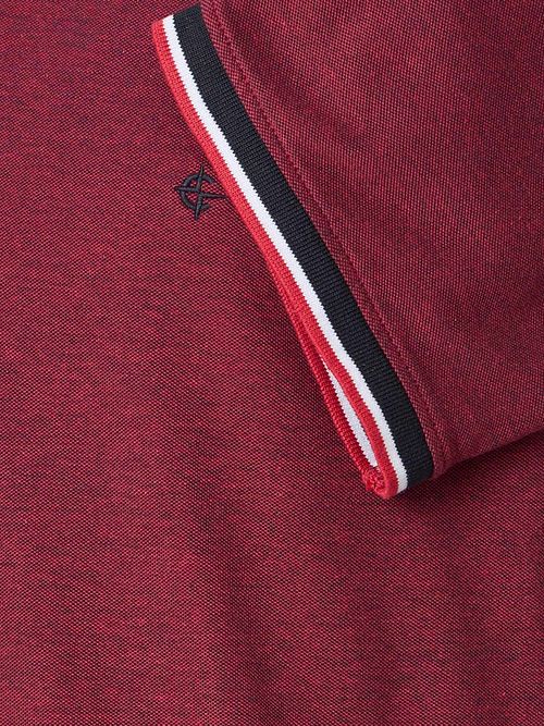 CASAMODA Polo Piqué Contrast Röd Product / Detail