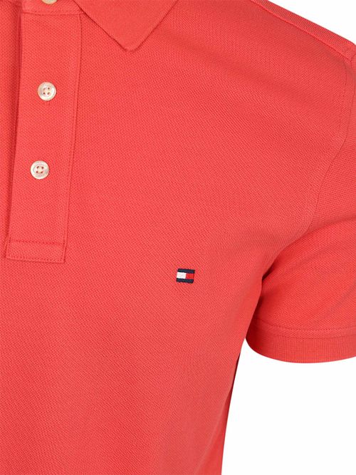 Tommy Hilfiger 1985 Polo Vintage Rood Product / Detail