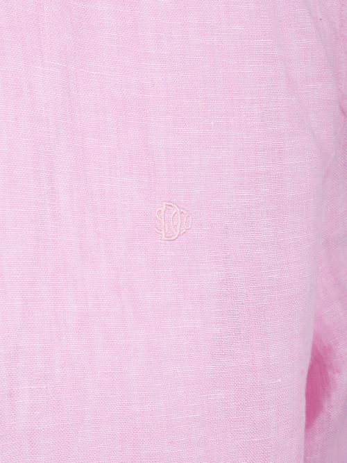 Superdry Chemise Riviera Lin Classique Rose