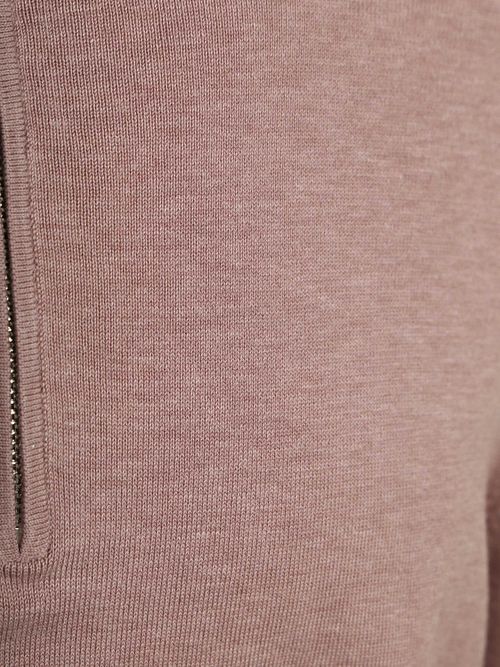 Profuomo Pullover Half Zip Luxury Basic Rose Product / Detail