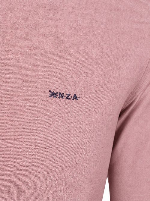 Camicia NZA Barn Twill button-down rossa Product / Detail