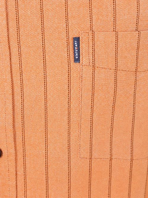 State Of Art Camicia dobby a righe azzurro chiaro Product / Detail