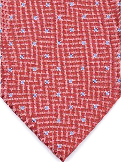 Suitable Krawatte Seide Blue Star Rot Product / Detail