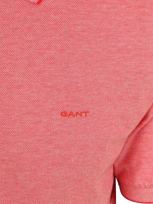 Gant 2Tone Piqué Poloshirt Rot Product / Detail