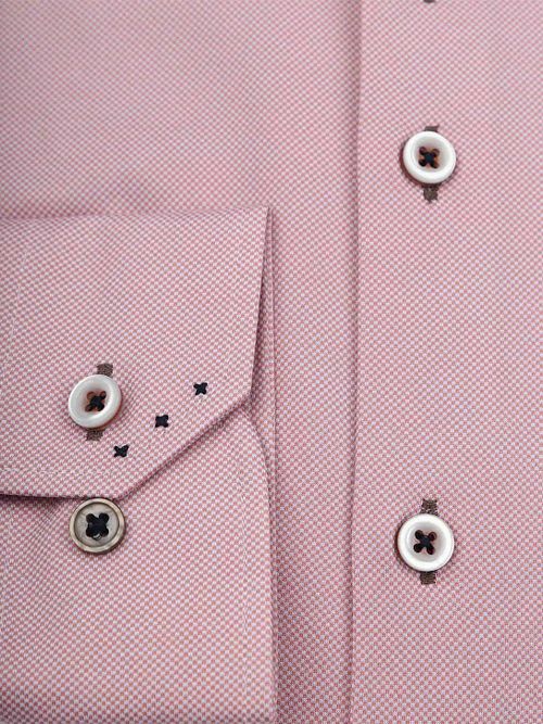 R2 Hemd Technical Knitted Dobby Coral Product / Detail