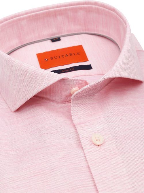 Suitable Melange Overhemd Roze Product / Detail