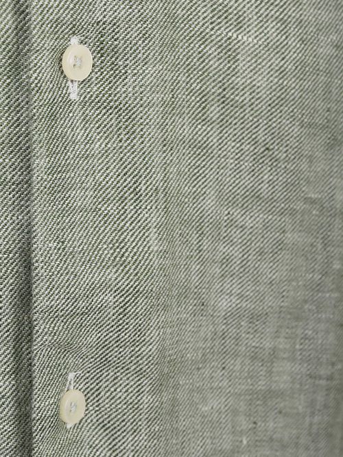 Suitable Overhemd Linnen Groen Product / Detail