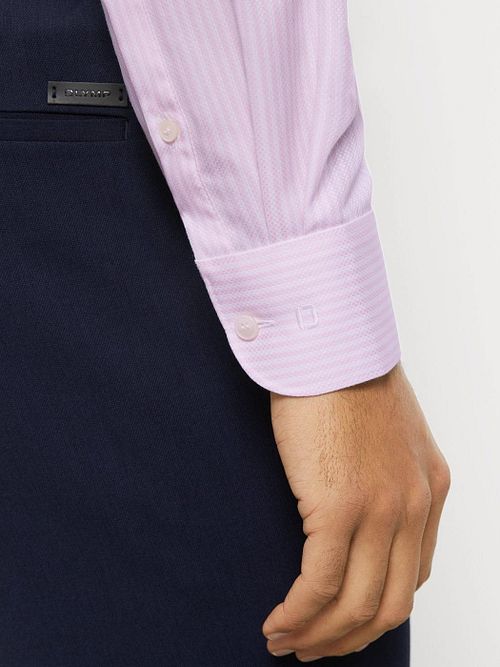 OLYMP Overhemd Level 5 Luxury Stripe Roze Model / Detail