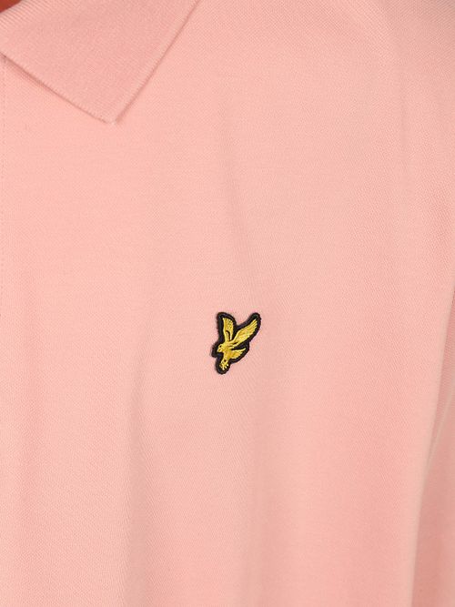 Lyle and Scott Plussize Polo Grapefruit Roze