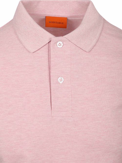 Suitable Poloshirt MEL Pique Roze Product / Detail