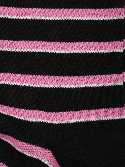 Steppin' Out Sokken Streep Navy Roze