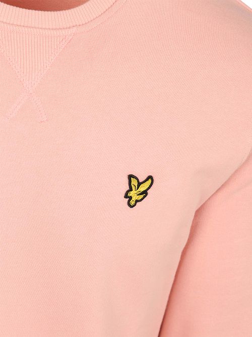 Lyle & Scott Sweat Crewneck Grapefruit Roze Product / Detail