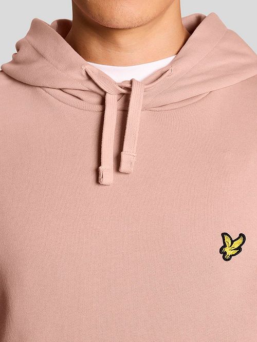 Bluza z kapturem Lyle and Scott w kolorze różowym Model / Detail