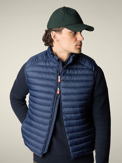 Save The Duck Bodywarmer Adam Navy Model / Zijkant