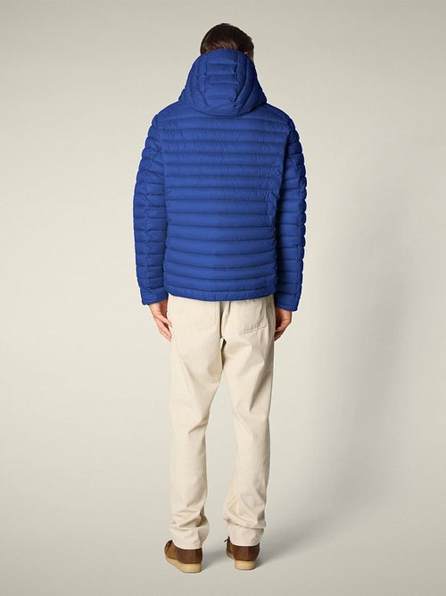 Save The Duck Jas Donald Donkerblauw Model / Achterkant