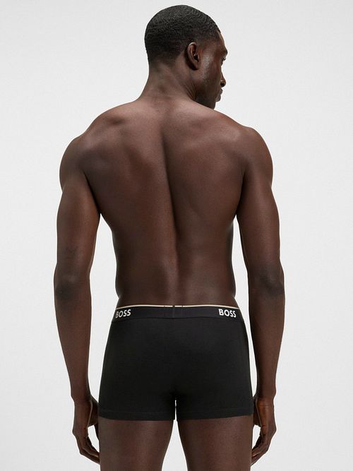 BOSS Kurze Shorts Power 3er-Pack Schwarz 001 Model / Achterkant