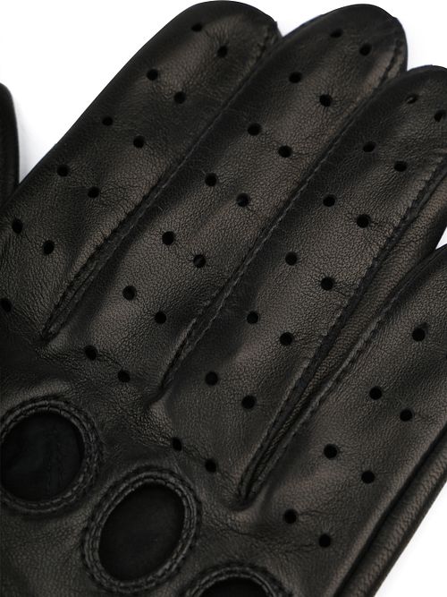 Hestra Handschuh Morgan Leder Schwarz