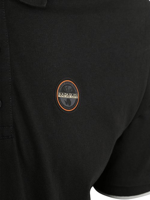 Napapijri E-Badge Polo Schwarz