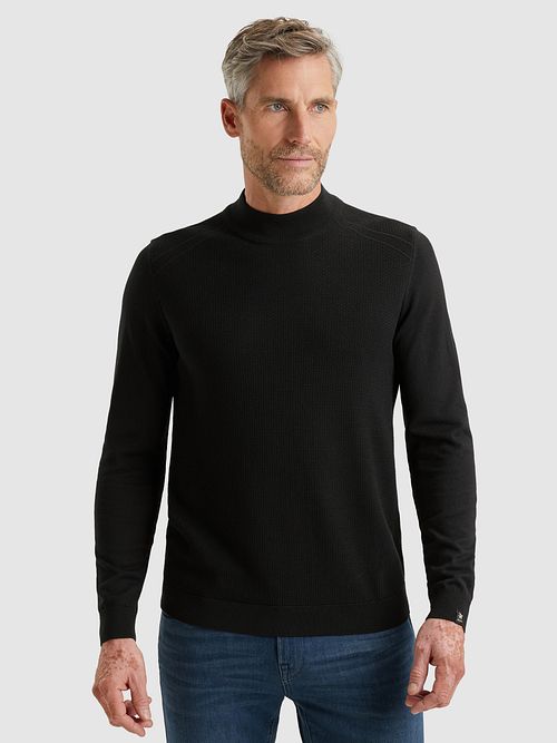 Vanguard Knitted Pullover Turtle Schwarz