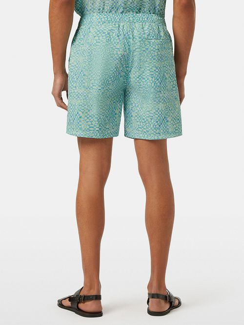 Scotch & Soda Badebukser Grøn Model / Achterkant