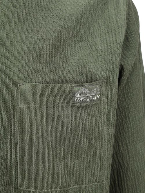 Scotch and Soda Corduroy Shirt Groen Product / Detail
