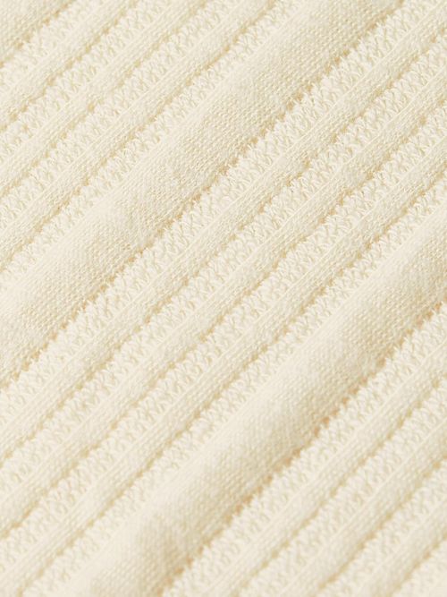Scotch & Soda Knitted Polo Structured Ecru