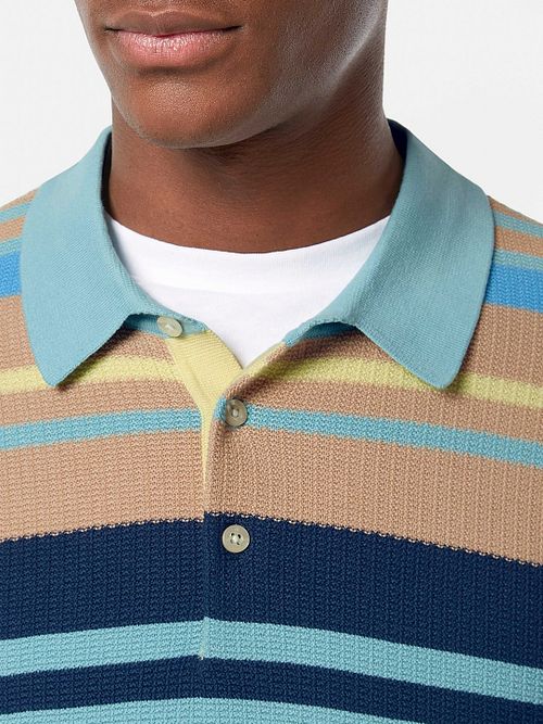 Scotch And Soda Strikket Polo Multifarvet Model / Detail