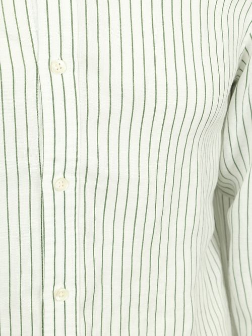 Scotch and Soda Striped Hvid Linnedskjorte Product / Detail