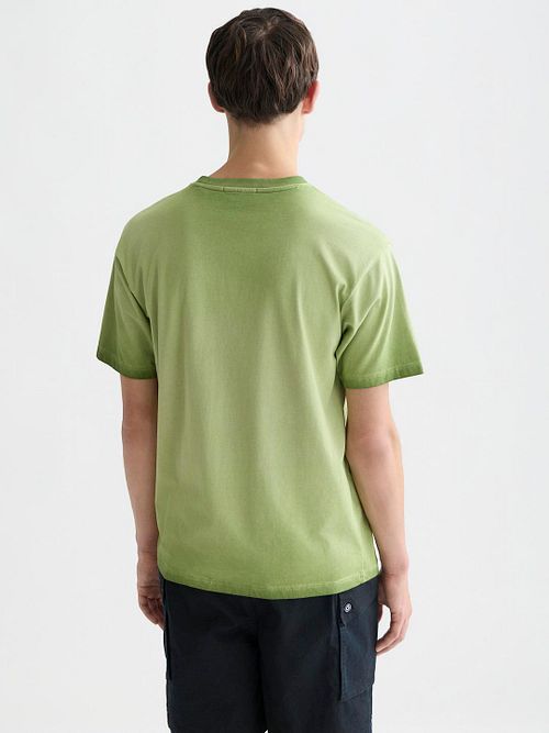 Scotch And Soda T-Shirt Green Model / Achterkant