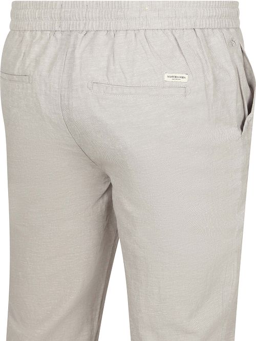 Scotch and Soda Warren Chinos Lino Greige Product / Achterkant