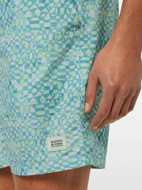 Scotch & Soda Zwembroek Groen Model / Detail