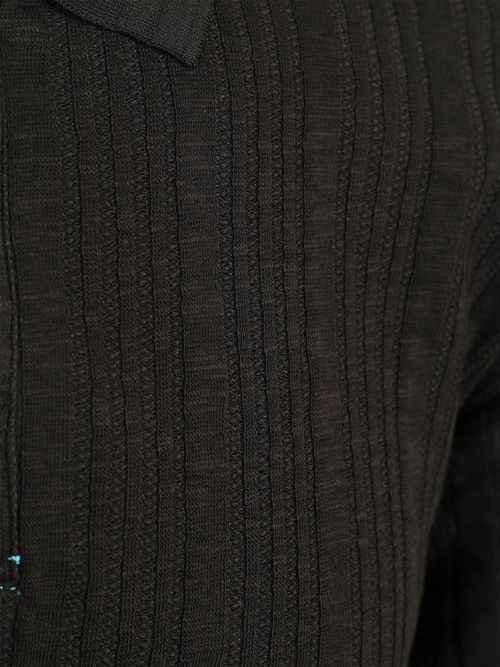 Scotch & Soda Polo De Punto Estructurado Negro Product / Detail