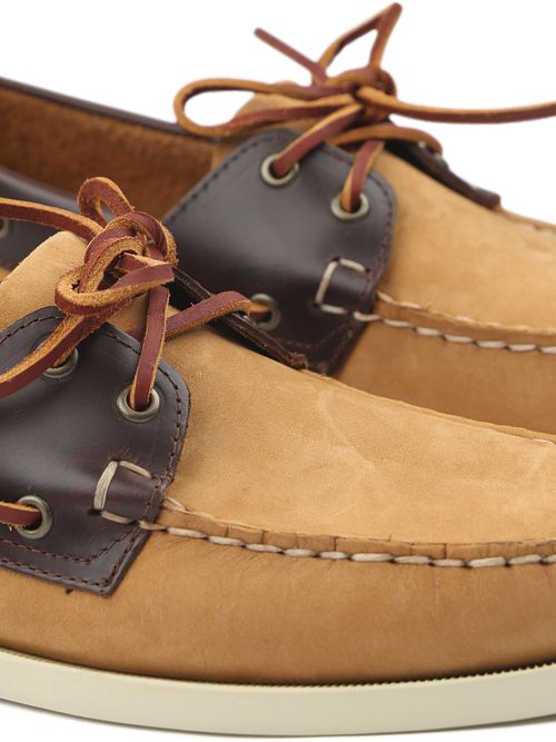 Sebago Docksides Portland bådesko i beige-brun Product / Detail