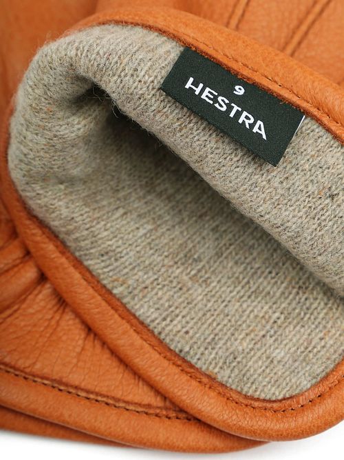 Skórzane rękawiczki Hestra Matthew, koniakowe Product / Detail