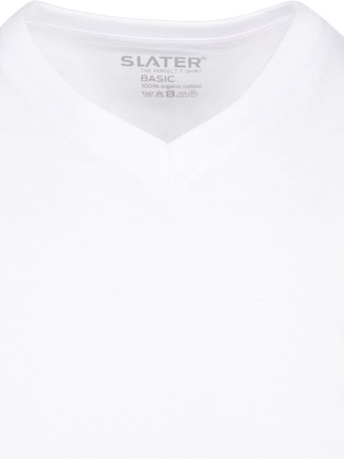 Slater pack de 2 T-Shirts de cuello de pico Blanco Product / Detail
