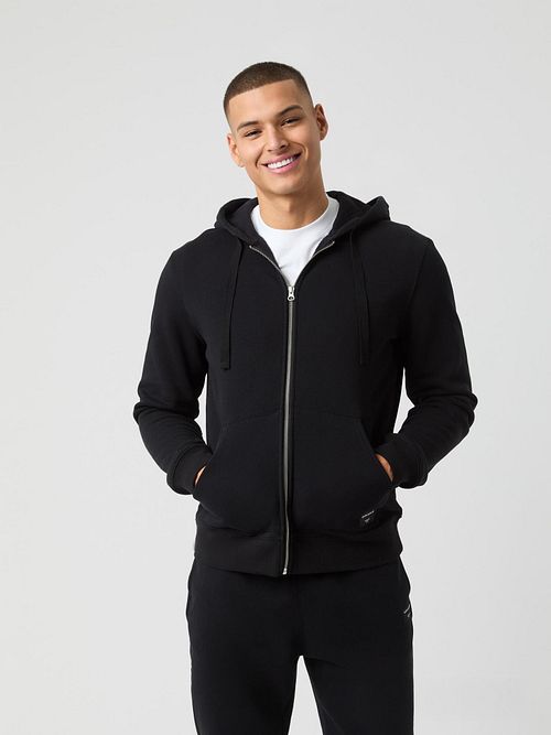 Björn Borg Centre Zip Hoodie Sort Model / Voorkant