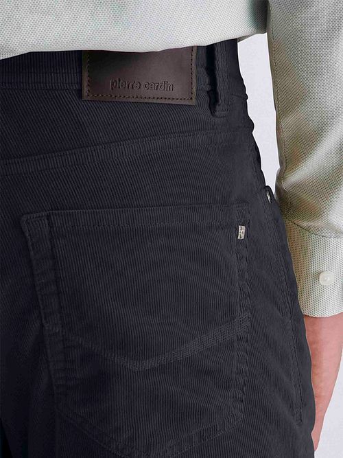 Spodnie Pierre Cardin Lyon Corduroy granatowe Model / Detail