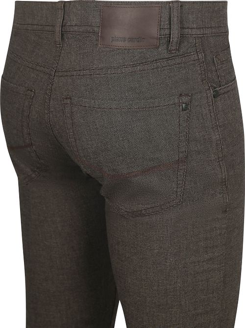 Spodnie Pierre Cardin Lyon Tapered Print brązowe Product / Detail