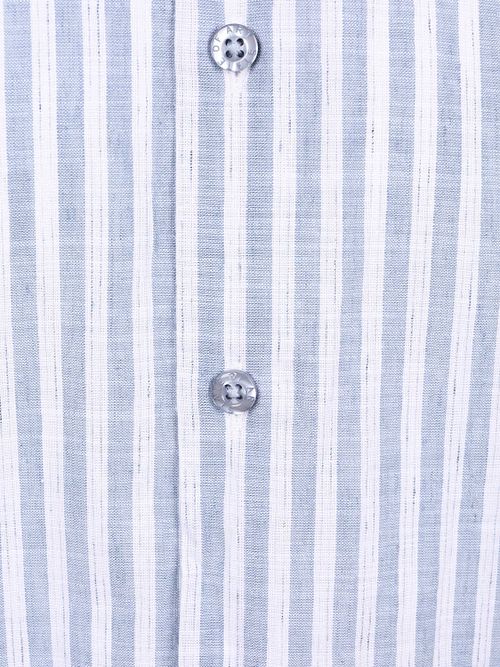 State of Art camicia a maniche corte a righe blu Product / Detail