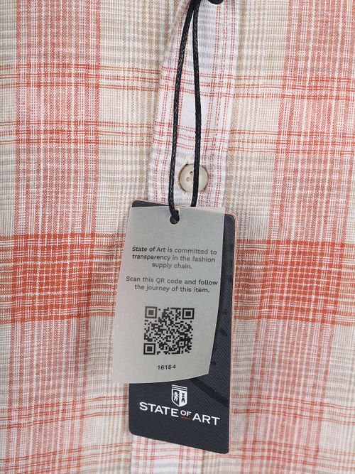 State of Art Camicia a Quadri Red Product / Detail