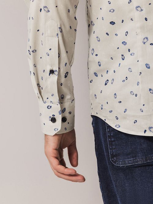 State of Art Camisa Casual Estampada Kit Model / Detail