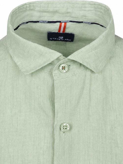State of Art Camisa de lino verde claro Product / Detail