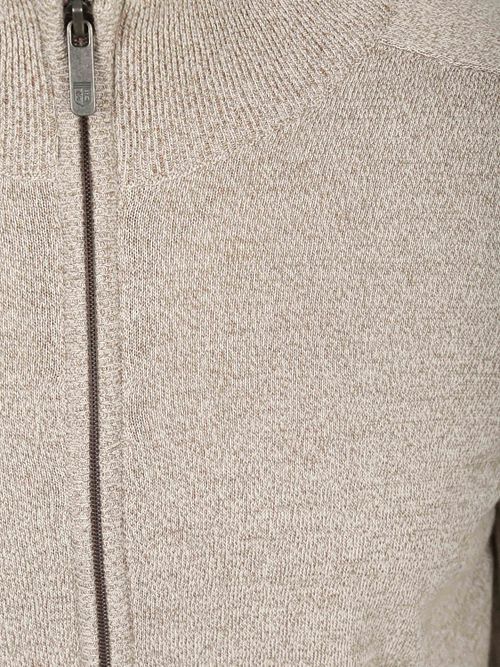 State Of Art Cardigan Melange Mouline Kaki Product / Detail