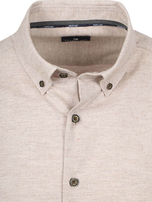 State Of Art Heavy Twill Hemd Beige Product / Detail