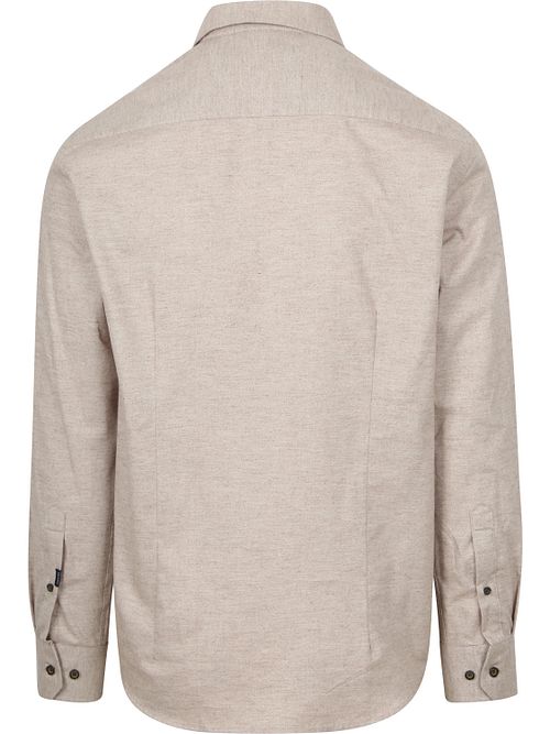 State Of Art Heavy Twill Skjorte Beige Product / Achterkant