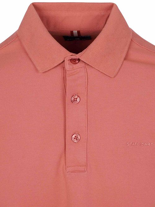 State of Art Pikétröja Piqué Gammelrosa Product / Detail