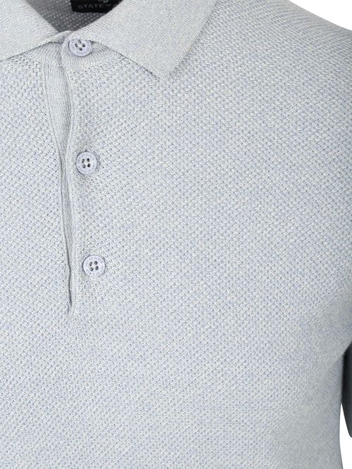 State of Art Polo Knitted Blauw Product / Detail