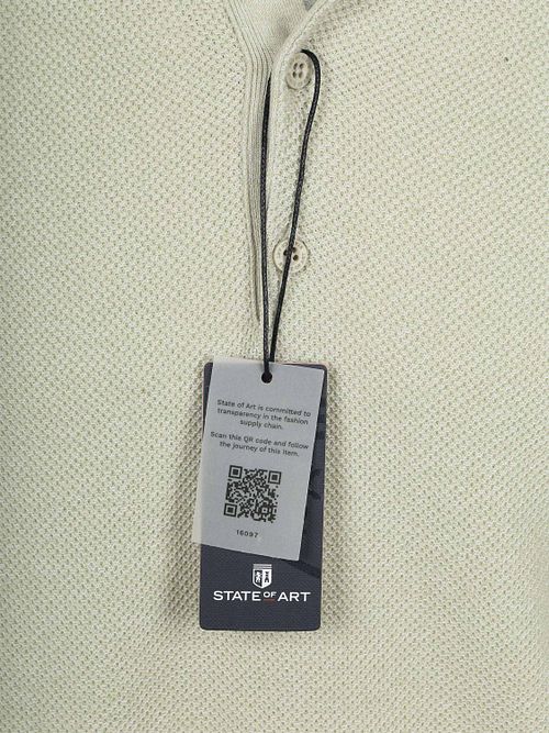 State of Art Polo Knitted Groen Product / Detail