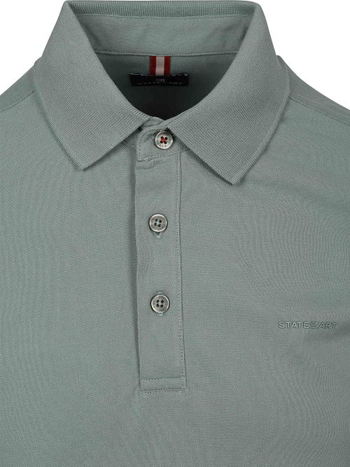 State of Art Polo Piqué Jade Product / Detail