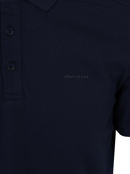 State of Art Polo Piqué Navy Product / Detail